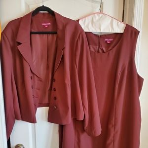 Lined 2pc Lined Dress and Jacket